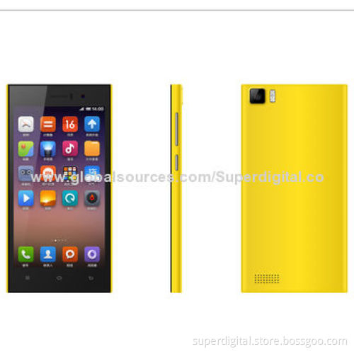 5-inch Smartphones, Android 4.2 OS/MTK6582 Quad-core 1.2GHz, Supports 3G/Bluetooth/Wi-Fi/GPS
